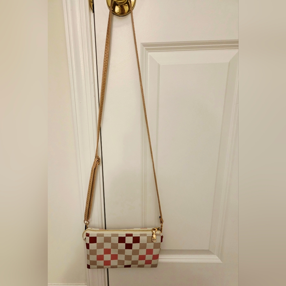 Jen & Co Checkered Riley Crossbody - Picture 2 of 4